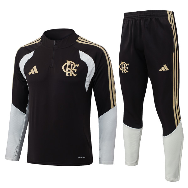 26-27 Flamengo High Quality Half Pull Tracksuit