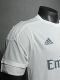2015-2016 RMA Home Player Version Retro Soccer Jersey
