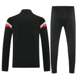 2025 AD Black Jacket Tracksuit