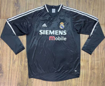 2004-2005 RMA Away Long Sleeves Retro Soccer Jersey