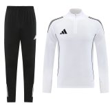 2025 AD White Half Pull Tracksuit