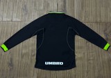 1998-1999 Man Utd Third UCL Edition Long Sleeve Retro Soccer Jersey