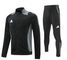 2025 AD Black Jacket Tracksuit