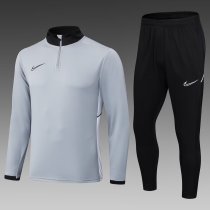 2025 NK Gray Half Pull Tracksuit 