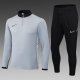 2025 NK Gray Half Pull Tracksuit 