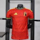 2026 World Cup Belgium Home Player Version Soccer Jersey