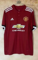 2017-2018 Man Utd Home Retro Soccer Jersey