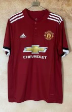 2017-2018 Man Utd Home Retro Soccer Jersey