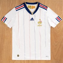 2010 France Away Retro Soccer Jersey
