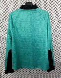 1997-1998 Newcastle Green Goalkeeper Long sleeves Retro Soccer Jersey
