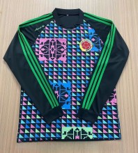 1990 Colombia Goalkeeper Long Sleeve Retro Soccer Jersey