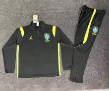 26-27 Brazil High Quality Half Pull Tracksuit