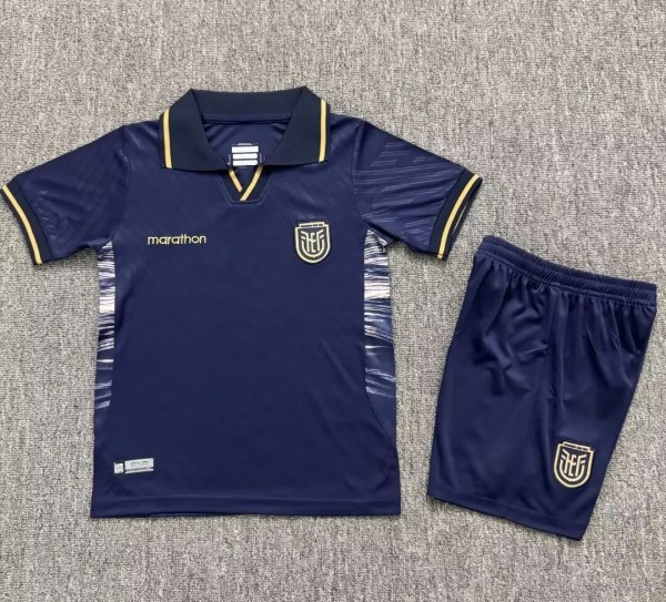 2026 Ecuador Away Kids Soccer Jersey