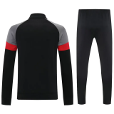 2025 AD Black Jacket Tracksuit