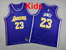 2026  L.A. Lakers Top Quality Hot Pressing Kids NBA Jersey