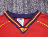 1998 Spain Home Retro Kids Soccer Jersey