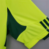 2010-2011 Palmeiras Fluorescent Green Retro Soccer Jersey