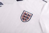 1986 England Home Retro Soccer Jersey