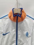 2010-2011 NetherIands White Retro Windbreaker