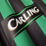 2005-2006 Celtic Away Green Retro Soccer Jersey