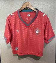 2026 Portugal Home Women Cheerleading Short-sleeved (女)