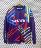 1992-1993 Man Utd GoalKeeper Long Sleeves Retro Soccer Jersey
