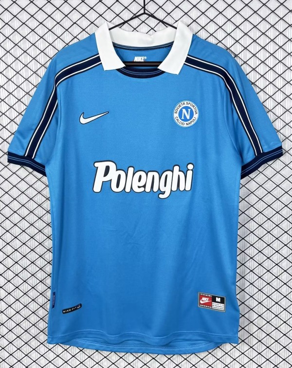 1998-1999 Napoli Home Retro Soccer Jersey