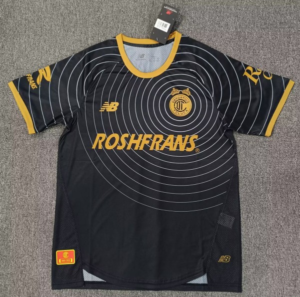 26-27 Toluca Black Special Edition Fans Soccer Jersey