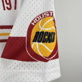 2026 ROCKETS White Retro High Quality Casual T-Shirt #MN