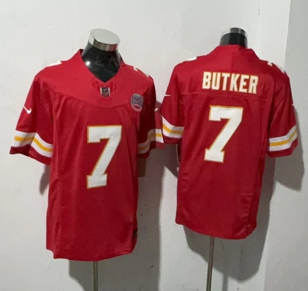 2025 NFL Kansas City Chiefs New Pattern Jersey