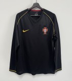 2006 Portugal Away Long Sleeve Retro Soccer Jersey