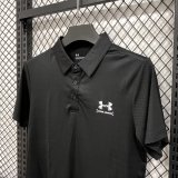 2026 UA Black High Quality Polo Short Sleeve