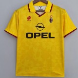 1995-1996 ACM Third Yellow Retro Soccer Jersey