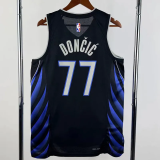 25-26 Dallas Mavericks DONCIC #77 Black City Edition Top Quality Hot Pressing NBA Jersey(V领)