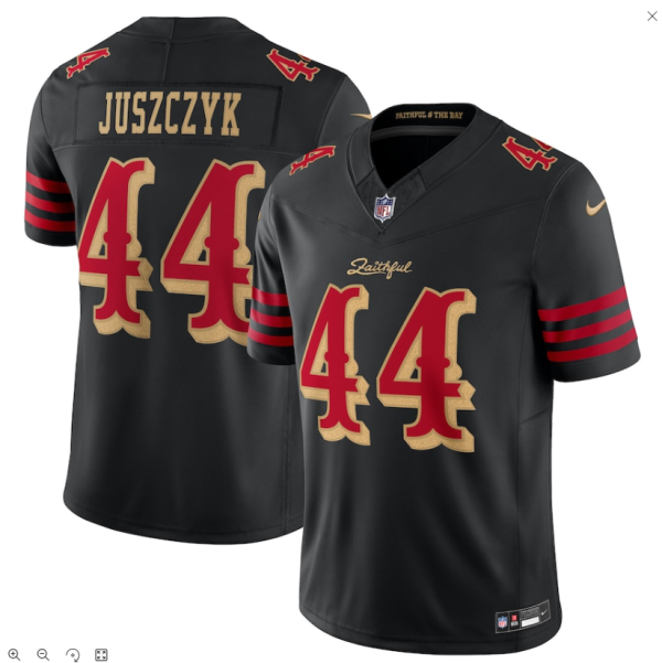 2025 NFL 49ers New Pattern Jersey