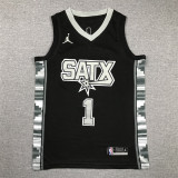 2026  Sa Spurs Top Quality Hot Pressing Kids NBA Jersey