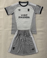 26-27 Aston Villa Gray GoalKeeper Kids Soccer Jersey