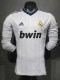 2012-2013 RMA Home Player Version  Long Sleeve Retro Soccer Jersey 长袖球员