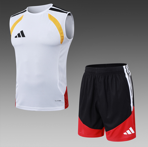 2026 AD White High Quality Player Version Tank Top And Shorts Suit (球员套装)