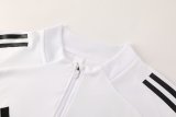 2025 AD White Half Pull Tracksuit
