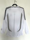 2006-2007 RMA Home Long Sleeve Retro Soccer Jersey