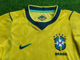 2026 World Cup Brazil Home Player Version Kids Soccer Jersey(球员童装)
