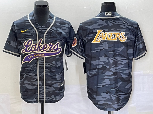 2025 MLB Los Angeles Lakers New Pattern Jersey