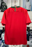 2018 Portugal Home Retro Soccer Jersey