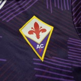 1992-1993 Fiorentina Home Purple Retro Soccer Jersey