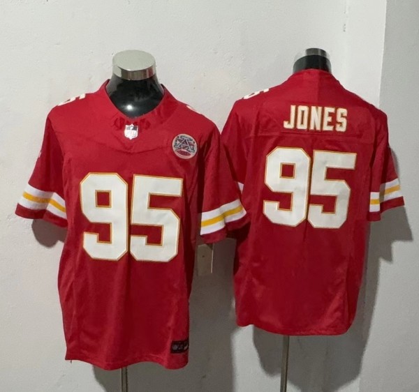 2025 NFL Kansas City Chiefs New Pattern Jersey