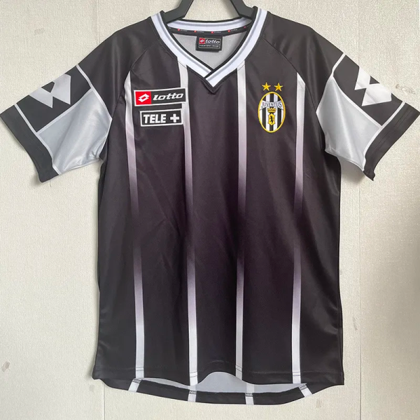 2000-2001 JUV Black Retro Training Shirts