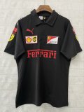 2025 F1 Ferrari New Pattern Black Short Sleeve Racing Suit