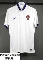 2014 Portugal Away Player Version Retro Soccer Jersey 1:1 Thai Quality*球员