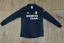 2002-2003 RMA Centenary Away Long Sleeve Retro Soccer Jersey